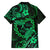 Polynesian Turtle Valentine Family Matching Tank Maxi Dress and Hawaiian Shirt You And Me Green Hibiscus Heart LT01 - Polynesian Pride
