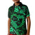 Polynesian Turtle Valentine Kid Polo Shirt You And Me Green Hibiscus Heart LT01 Kid Green - Polynesian Pride