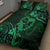 Polynesian Turtle Valentine Quilt Bed Set You And Me Green Hibiscus Heart LT01 - Polynesian Pride