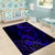 Polynesian Turtle Valentine Area Rug You And Me Navy Blue Hibiscus Heart LT01 - Polynesian Pride