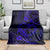 Polynesian Turtle Valentine Blanket You And Me Navy Blue Hibiscus Heart LT01 - Polynesian Pride