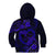 Polynesian Turtle Valentine Kid Hoodie You And Me Navy Blue Hibiscus Heart LT01 - Polynesian Pride