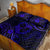 Polynesian Turtle Valentine Quilt Bed Set You And Me Navy Blue Hibiscus Heart LT01 - Polynesian Pride