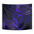 Polynesian Turtle Valentine Tapestry You And Me Navy Blue Hibiscus Heart LT01 - Polynesian Pride