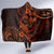 Polynesian Turtle Valentine Hooded Blanket You And Me Orange Hibiscus Heart LT01 - Polynesian Pride