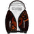 Polynesian Turtle Valentine Sherpa Hoodie You And Me Orange Hibiscus Heart LT01 Unisex Orange - Polynesian Pride