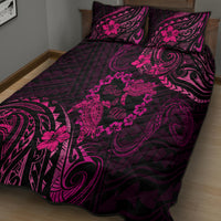 Polynesian Turtle Valentine Quilt Bed Set You And Me Pink Hibiscus Heart LT01 - Polynesian Pride
