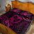Polynesian Turtle Valentine Quilt Bed Set You And Me Pink Hibiscus Heart LT01 - Polynesian Pride