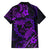 Polynesian Turtle Valentine Family Matching Long Sleeve Bodycon Dress and Hawaiian Shirt You And Me Purple Hibiscus Heart LT01 - Polynesian Pride