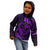 Polynesian Turtle Valentine Kid Hoodie You And Me Purple Hibiscus Heart LT01 - Polynesian Pride