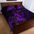 Polynesian Turtle Valentine Quilt Bed Set You And Me Purple Hibiscus Heart LT01 - Polynesian Pride