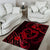 Polynesian Turtle Valentine Area Rug You And Me Red Hibiscus Heart LT01 - Polynesian Pride