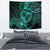 Polynesian Turtle Valentine Tapestry You And Me Turquoise Hibiscus Heart LT01 - Polynesian Pride