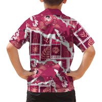 Hawaii Japanese Culture Pink Family Matching Long Sleeve Bodycon Dress and Hawaiian Shirt Spring Cranes Aloha Pattern