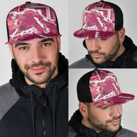 Hawaii Japanese Culture Pink Mesh Trucker Cap Spring Cranes Aloha Pattern LT01 - Polynesian Pride