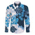 Blue Hibiscus Plumeria Floral Family Matching Summer Maxi Dress and Hawaiian Shirt - Polynesian Pride