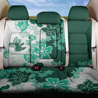 Green Hibiscus Plumeria Floral Back Car Seat Cover LT01 One Size Green - Polynesian Pride