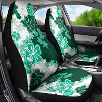 Green Hibiscus Plumeria Floral Car Seat Cover LT01 - Polynesian Pride