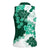 Green Hibiscus Plumeria Floral Women Sleeveless Polo Shirt - Polynesian Pride