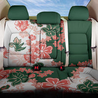 Green Orange Hibiscus Plumeria Floral Back Car Seat Cover LT01 One Size Orange - Polynesian Pride