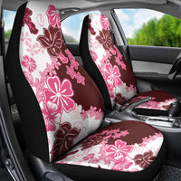 Pink Hibiscus Plumeria Floral Car Seat Cover LT01 - Polynesian Pride