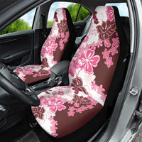 Pink Hibiscus Plumeria Floral Car Seat Cover LT01 - Polynesian Pride