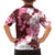Pink Hibiscus Plumeria Floral Family Matching Summer Maxi Dress and Hawaiian Shirt - Polynesian Pride
