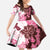 Pink Hibiscus Plumeria Floral Family Matching Summer Maxi Dress and Hawaiian Shirt - Polynesian Pride