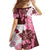 Pink Hibiscus Plumeria Floral Family Matching Summer Maxi Dress and Hawaiian Shirt - Polynesian Pride
