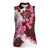 Pink Hibiscus Plumeria Floral Women Sleeveless Polo Shirt - Polynesian Pride