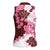Pink Hibiscus Plumeria Floral Women Sleeveless Polo Shirt - Polynesian Pride