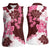 Pink Hibiscus Plumeria Floral Women Sleeveless Polo Shirt - Polynesian Pride