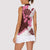 Pink Hibiscus Plumeria Floral Women Sleeveless Polo Shirt - Polynesian Pride