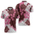 Pink Hibiscus Plumeria Floral Zipper Polo Shirt - Polynesian Pride