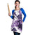Purple Hibiscus Plumeria Floral Apron - Polynesian Pride