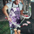 Purple Hibiscus Plumeria Floral Apron - Polynesian Pride