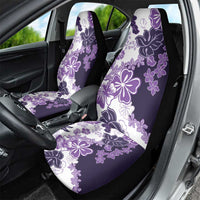 Purple Hibiscus Plumeria Floral Car Seat Cover LT01 - Polynesian Pride