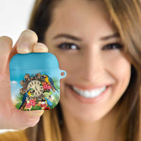 It's 5 o'clock Somewhere AirPods Case Hawaiian Tropical Parrots - Polynesian Pride