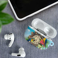 It's 5 o'clock Somewhere AirPods Case Hawaiian Tropical Parrots - Polynesian Pride