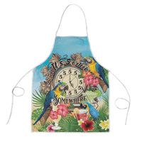 It's 5 o'clock Somewhere Apron Hawaiian Tropical Parrots - Polynesian Pride
