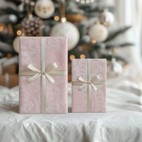 Polynesian Tiare Monstera Soft Pink Wrapping Paper Liquid Style - Polynesian Pride