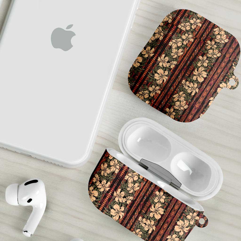 Hawaii Hibiscus AirPods Case Retro Style - Polynesian Pride