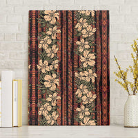 Hawaii Hibiscus Canvas Wall Art Retro Style - Polynesian Pride