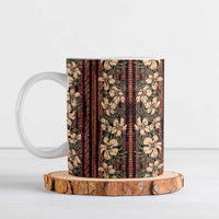 Hawaii Hibiscus Ceramic Mug Retro Style - Polynesian Pride