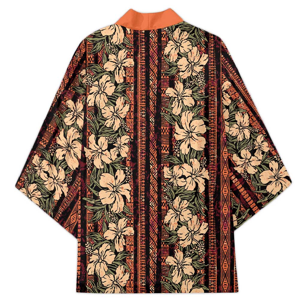 Hawaii Hibiscus Kimono Retro Style - Polynesian Pride