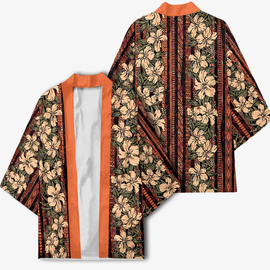 Hawaii Hibiscus Kimono Retro Style - Polynesian Pride
