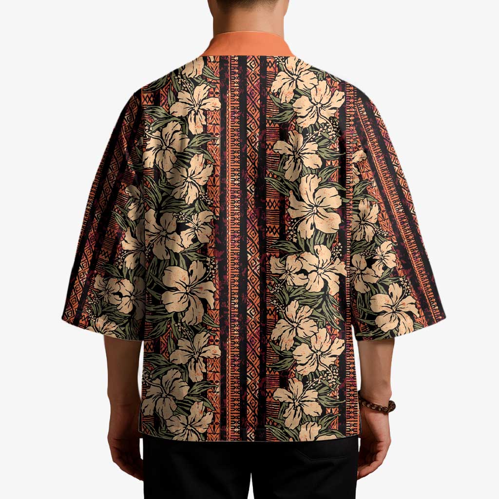 Hawaii Hibiscus Kimono Retro Style - Polynesian Pride