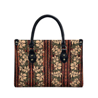 Hawaii Hibiscus Leather Bag Retro Style - Polynesian Pride
