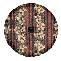 Hawaii Hibiscus Spare Tire Cover Retro Style - Polynesian Pride