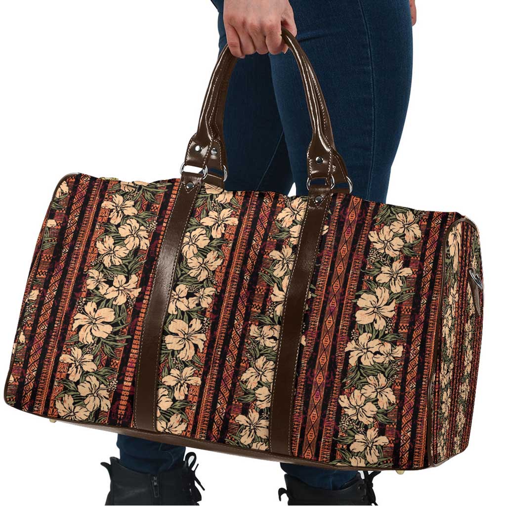 Hawaii Hibiscus Travel Bag Retro Style - Polynesian Pride